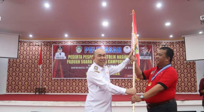 Wakili Kalbar, Heri Saman Harapkan PSDC Landak Beri Penampilan Terbaik Dalam Ajang Pesparani Nasional