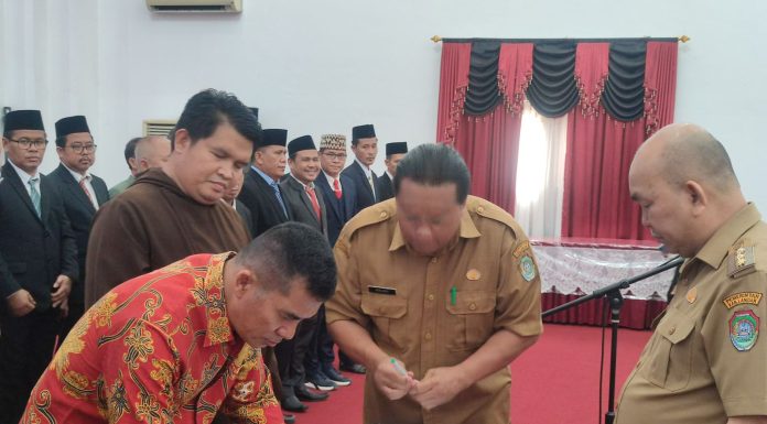 Pengurus FKUB dan Forkomas Landak Dilantik, Samuel : Jalankan Tugas dan Fungsi Dengan Baik