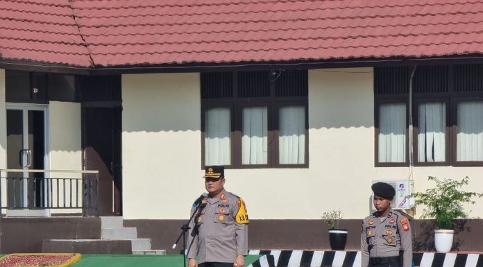 Kapolres Landak Tekankan Netralitas Anggota Hadapi Pemilu 2024