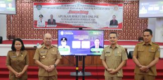 Peluncuran Sistem Suskeudes Online, Samuel Harapkan Permudah Desa Dalam Laksanakan Tahap Pembangunan