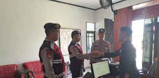 Personil Polres Landak Lakukan Patroli Operasi Mantap Brata