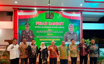 Kajari Landak Berganti, Samuel Sampaikan Ucapan Terima Kasih Atas Pengabdian
