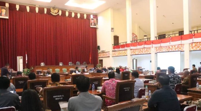 Banggar DPRD Bersama TAPD Landak Gelar Rapat Bahas Raperda RAPBD 2024