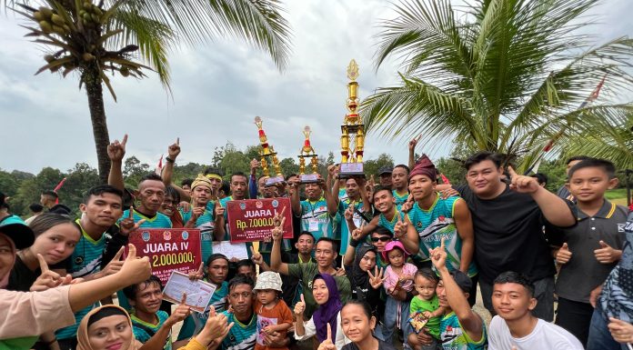Tim KMN Sapu Bersih Juara Lomba Sampan Bidar Rayder Cup 1