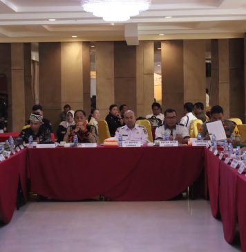Samuel Buka Rakor Penetapan Lokasi Pemasangan Alat Peraga Kampanye dan Penentuan Lokasi Rapat Umum Kampanye