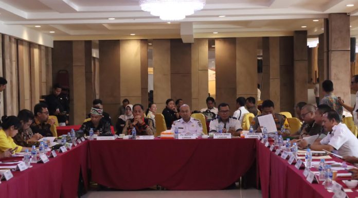 Samuel Buka Rakor Penetapan Lokasi Pemasangan Alat Peraga Kampanye dan Penentuan Lokasi Rapat Umum Kampanye