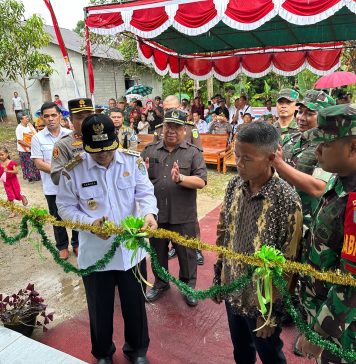 Karya Bakti TNI Kodim 1201/Mempawah di Desa Selutung Berakhir
