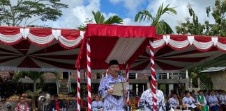 Samuel Jadi Inspektur Upacara Pada Peringatan Hari Guru Nasional dan HUT PGRI Ke – 78