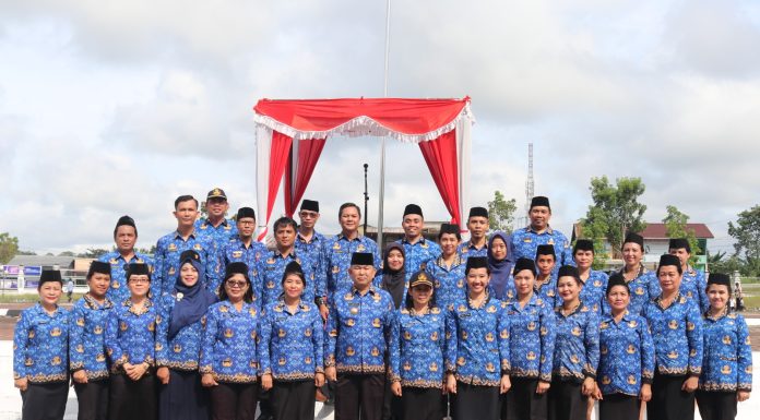 HUT Korpri Ke – 52, Pemkab Landak Gelar Upacara