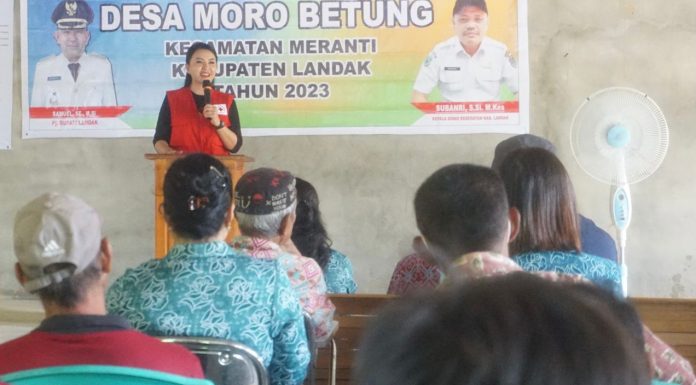 Desa Moro Betung Jadi Desa Ke Enam di Landak Launching ODF Stop BABS