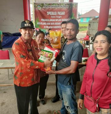 Jelang Hari Raya Pemkab Landak Gelar Operasi Pasar