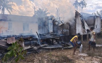 Kebakaran Hanguskan Satu Unit Rumah Semi Permanen di Tubang Raeng