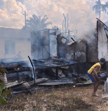Kebakaran Hanguskan Satu Unit Rumah Semi Permanen di Tubang Raeng
