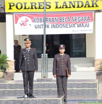 Polres Landak Gelar Upacara Peringati Hari Bela Negara Ke – 75