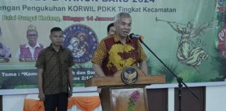 Bupati Martin Hadiri Natal Bersama Pakomo’an Dayak Kanayatn Ketapang