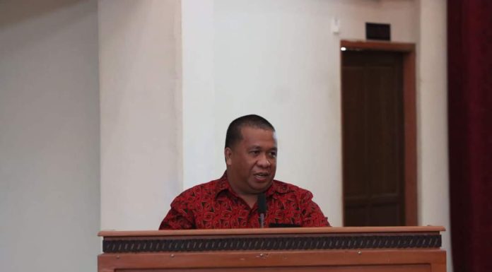 Heri Saman Buka Muscab Pergakri III Kabupaten Landak