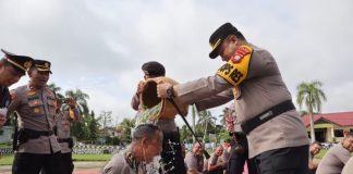 Selamat 14 Anggota Polres Landak Naik Pangkat