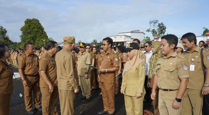 Pemkab Landak Gelar Apel Kesiapan Pelaksanaan Tugas Tahun 2024