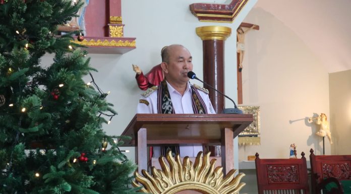 Hadiri Perayaan Natal KKG Pakat dan MGMP KARMENSOS, Samuel Ajak Suskseskan Pemilu 2024
