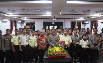HUT Satpam Ke – 43, Kapolres Landak Harapkan Jadi Sarana Evaluasi dan Eksistensi