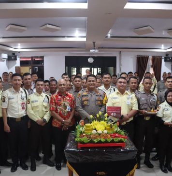 HUT Satpam Ke – 43, Kapolres Landak Harapkan Jadi Sarana Evaluasi dan Eksistensi