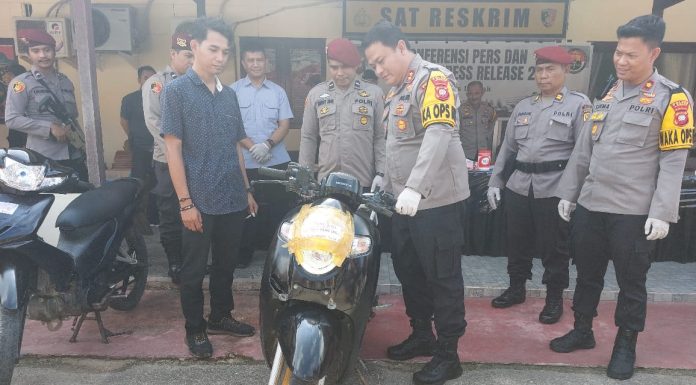 Sindikat Pelaku Curanmor di Landak Dibekuk, Belasan Sepeda Motor Diamankan
