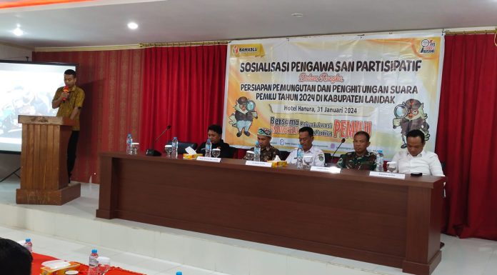 Bawaslu Landak Gelar Sosialisasi Pengawasan Partisipatif