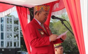 Pemkab Landak Gelar Upacara Peringatan HUT Ke – 67 Pemprov Kalbar