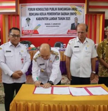 Forum Konsultasi Publik Ranwal RKPD Kabupaten Landak Tahun 2025 Digelar