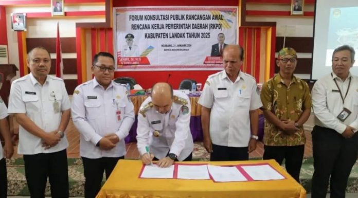 Forum Konsultasi Publik Ranwal RKPD Kabupaten Landak Tahun 2025 Digelar