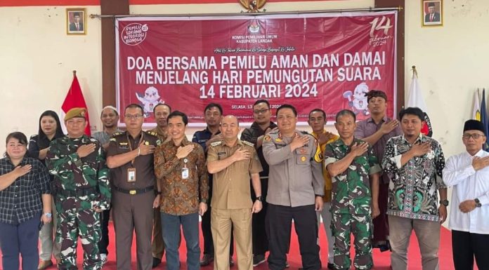 Doa Bersama Wujudkan Pemilu Aman dan Damai