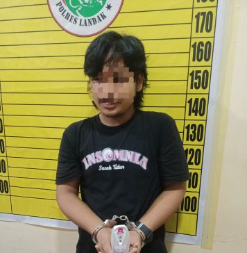 Berawal Dari Laporan Masyarakat, Pelaku Pengedar Sabu di Ngabang Diamankan