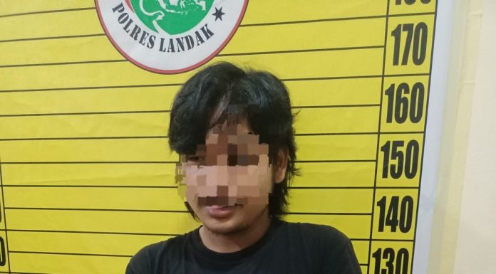 Berawal Dari Laporan Masyarakat, Pelaku Pengedar Sabu di Ngabang Diamankan