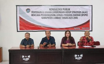 Ketua Komisi C DPRD Landak Hadiri Konsultasi Publik Penyusunan KLHS RPJPD Tahun 2025-2045