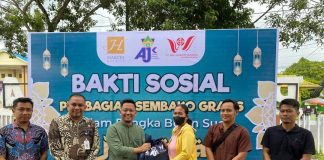 AJK Ketapang Gelar Bakti Sosial, Bagikan Sejumlah Paket Sembako