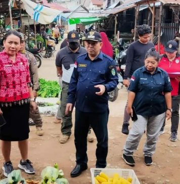 Sambut Perayaan Idul Fitri, Pemkab Landak Sidak Pasar Ngabang