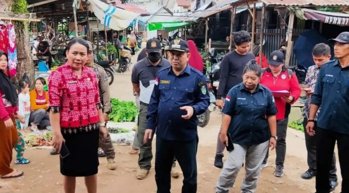 Sambut Perayaan Idul Fitri, Pemkab Landak Sidak Pasar Ngabang