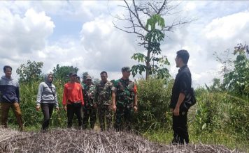 Dandim 1210/LDK Tinjau Lokasi TMMD di Desa Garu
