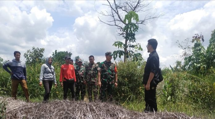 Dandim 1210/LDK Tinjau Lokasi TMMD di Desa Garu