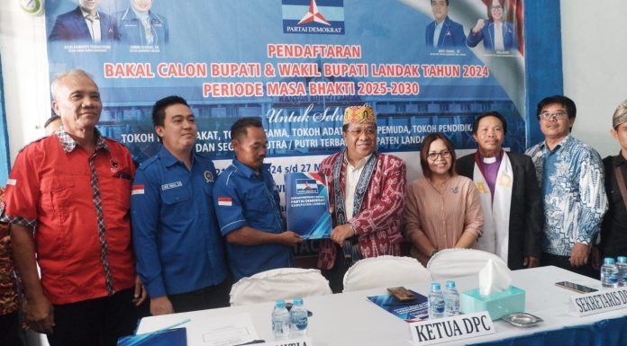 Daftar Sebagai Calon Bupati Landak Ke Demokrat, Heri Saman : Saya Sudah Lapor ke DPC dan DPD