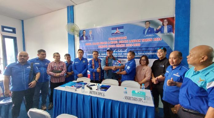 Vinsensius dan Markus Amid Mantap Calonkan Diri Sebagai Bupati dan Wakil Bupati Landak