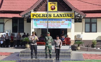 Kapolres Landak Persilahkan Warga Titip Barang Berharga Ke Polsek dan Polres Saat Mudik Lebaran