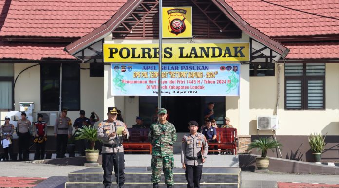 Kapolres Landak Persilahkan Warga Titip Barang Berharga Ke Polsek dan Polres Saat Mudik Lebaran