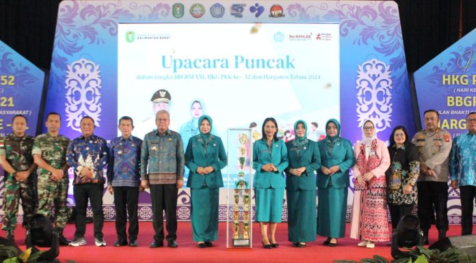 PKK Landak Raih Juara Umum di HKG PKK Ke – 52