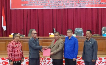 DPRD Bersama Pemkab Bahas LKPJ Bupati Landak Tahun Anggaran 2023 dan Penyampaian Raperda Inisiatif Eksekutif Kawasan Tanpa Rokok