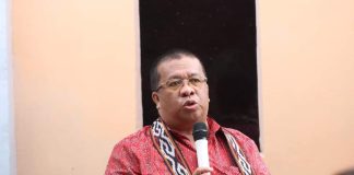 Heri Saman Apresiasi Semangat Gotong Royong Warga Tapis Tembawang Bangun Gereja