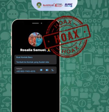 Nomor WhatsApp Palsu Catut Nama Pj. TP PKK Landak