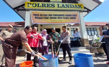 Senjata Api Rakitan, Miras Hingga Petasan Hasil Ops Pekat Kapuas 2024 Dimusnahkan