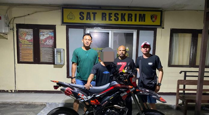 Nekat Gasak Motor Petugas Rutan Landak, Pelaku Langsung Diciduk Polisi