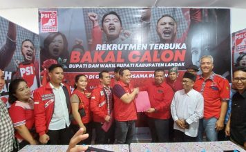 Daftar Bacalon Bupati Landak Ke PSI, Heri Saman Puji Pencapaian PSI Pada Pemilu 2024 di Landak